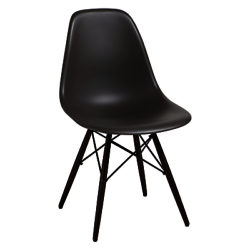 Vitra Eames DSW 43cm Side Chair Grey / Dark Maple
